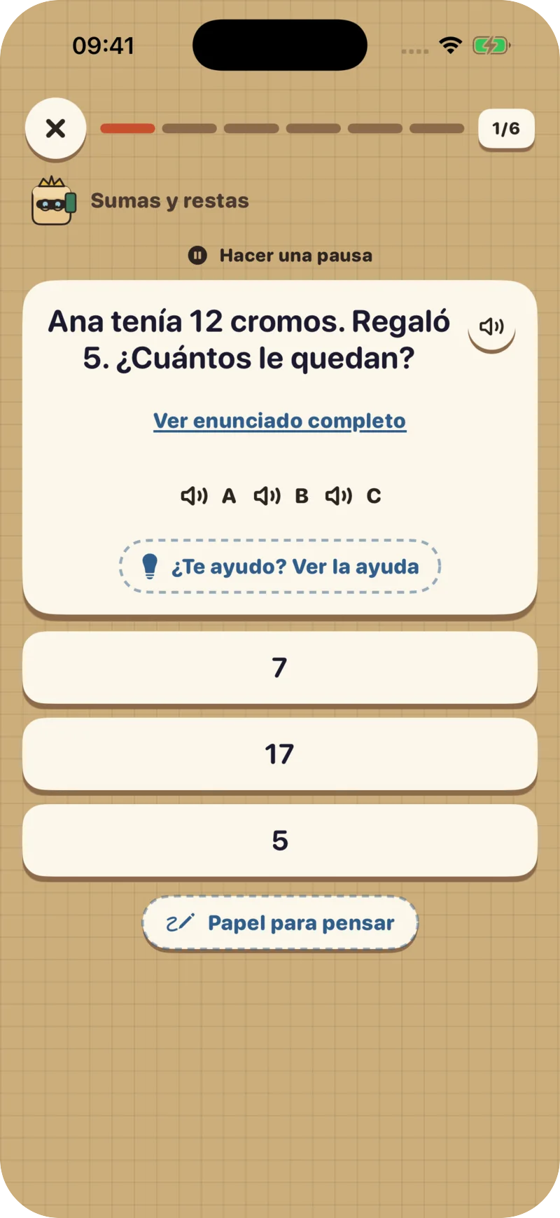 Short question, original one tap away