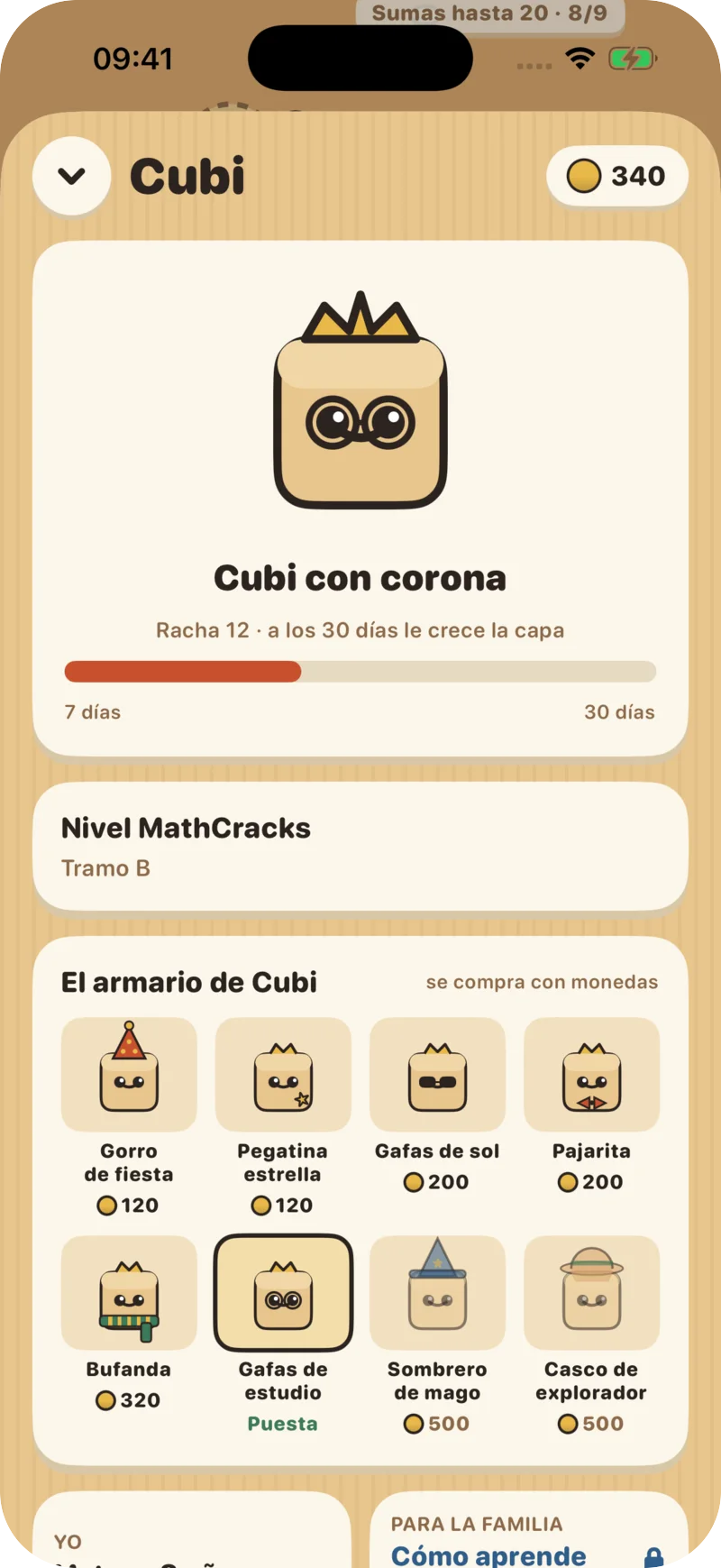 Cubi and the wardrobe